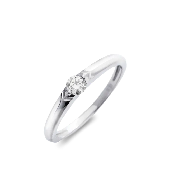 ダイヤモンドリング 0.1ct-up PT900 プラチナ 2本爪留め